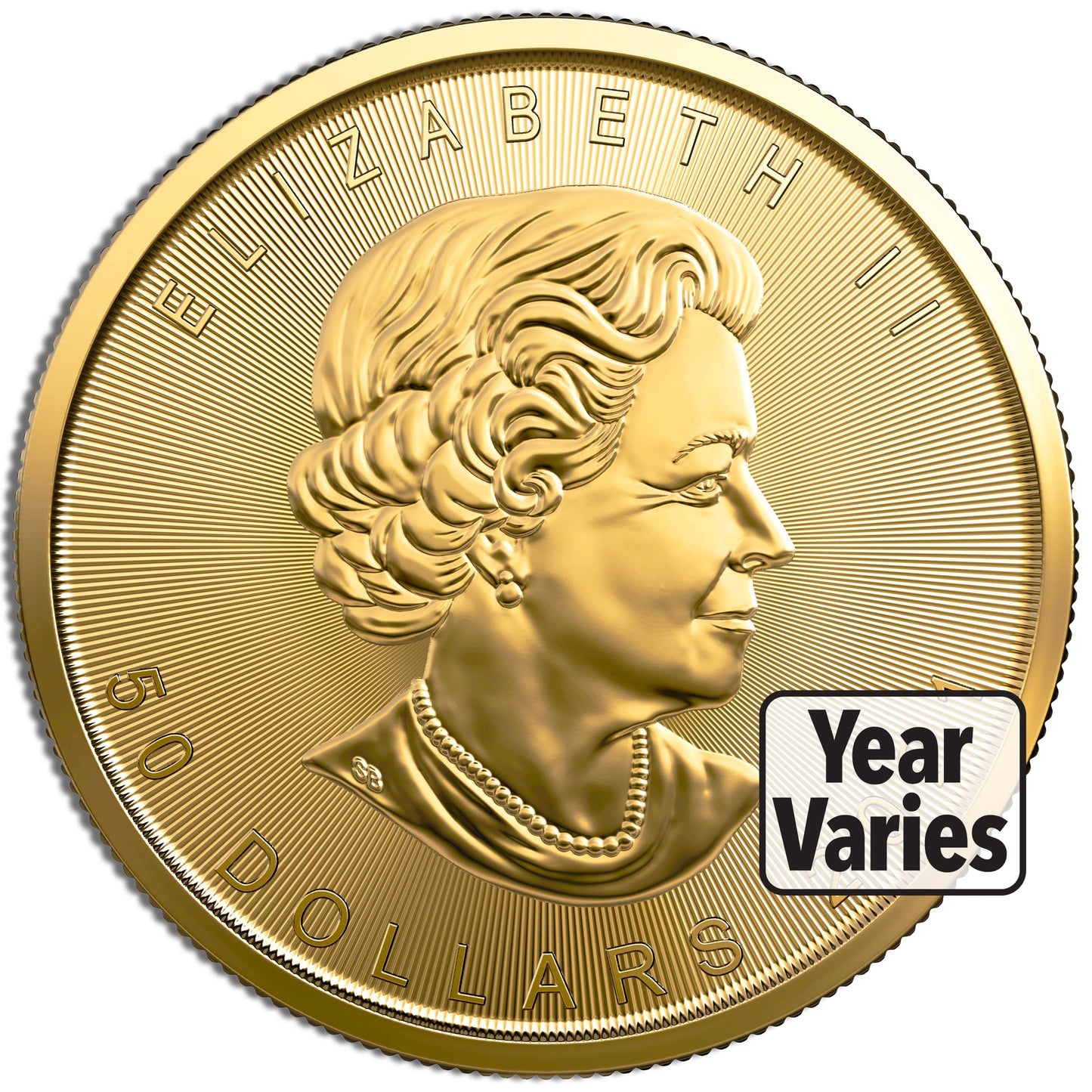 1 oz Canada Gold Maple Leaf Coin - BU (Random Year)