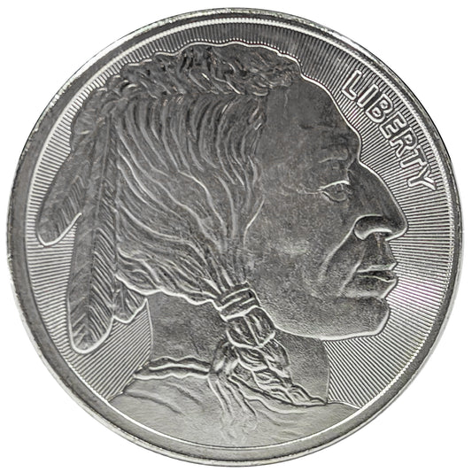 1oz Buffalo Silver Round - Elemetal