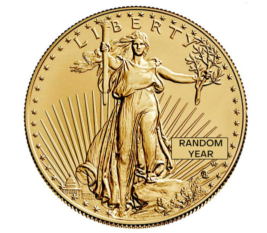 1/4oz American Gold Eagle - Random Year - BU